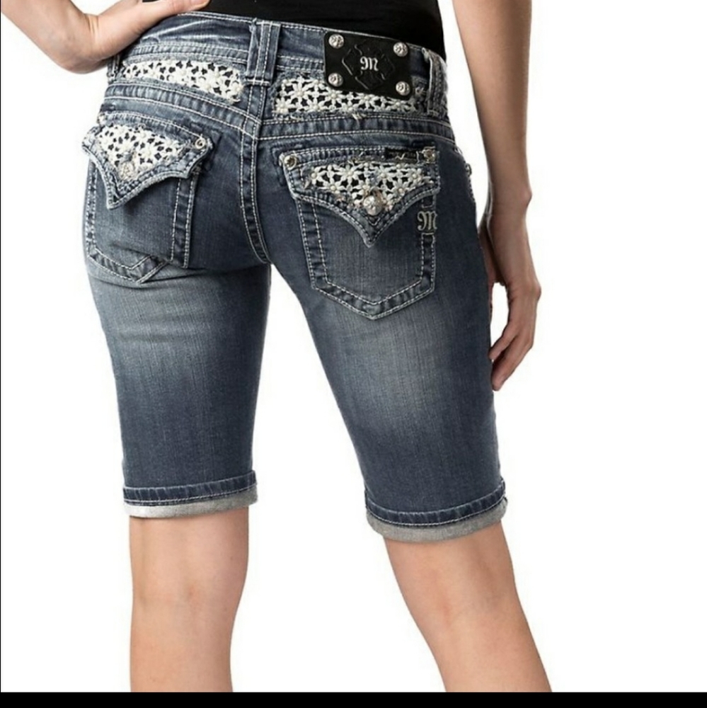 Miss Me bermuda shorts